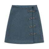 Cottier Blue Delia Skirt