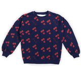 Wander & Wonder Navy Apple Sweatshirt