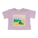 Wander & Wonder Pastel Lilac Scenery T-Shirt