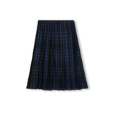 Tustello Plaid Aura Faded Pleated Skirt
