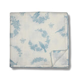 Little Threads Blue Little Bird Muslin Blanket