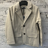 Klai Natural Herringbone Knit Blazer