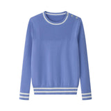 Coco Blanc Blue Crew Sweater