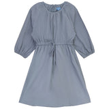 Pompomme Blue Taffeta Bubble Dress