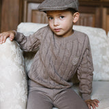 Lil Legs Misty Oat Heather Ponte Pants
