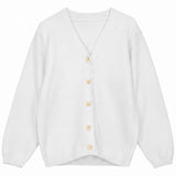 Calla Lili White Knit Cardigan