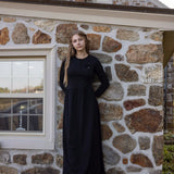 Bonjour Black Double Back Tie Maxi