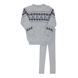 Looms Grey/Blue Fair Isle Collection Set