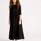 Parni Black Maxi Dress