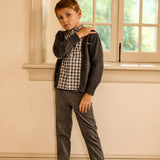 Parni Grey Patterned Shirt