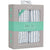 Ely's & Co Blue Stripes & Splash Waterproof Mini Crib Sheets