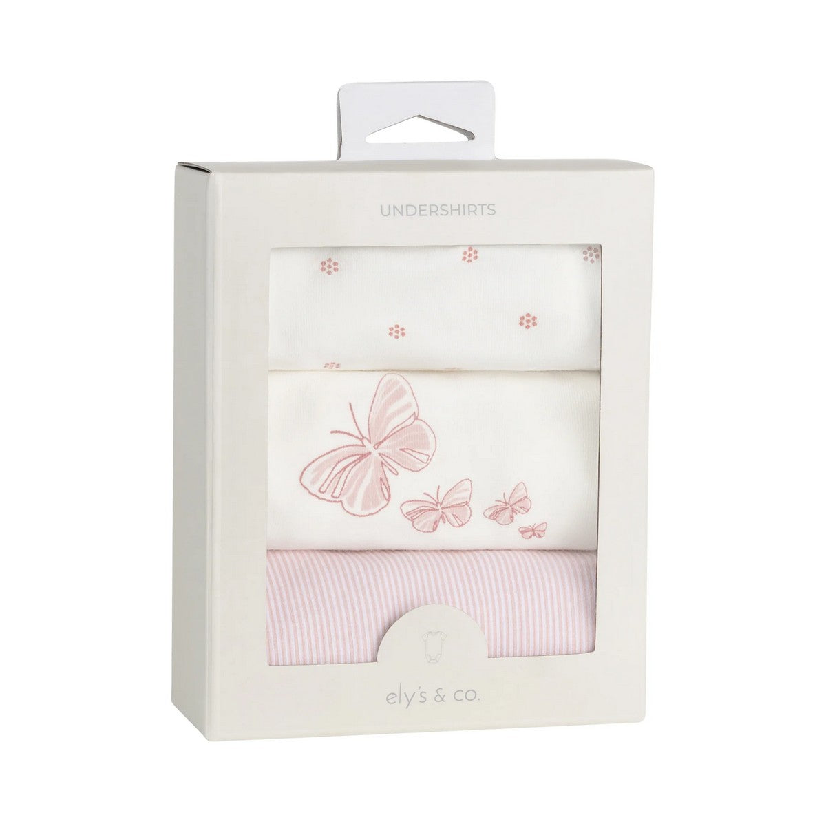Ely's & Co Pink 3 Pack Undershirts