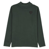Emm Green Knit Mockneck