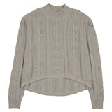 Emm Silver Cable Sweater