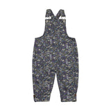 Farren And Me Navy Liberty Print Denim Overalls