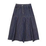 Coco Blanc Denim Skirt