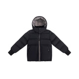 Ellabee Black/Blue Zipper Andres Down Coat