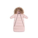 Ellabee Pink Down Fur Snowsuit