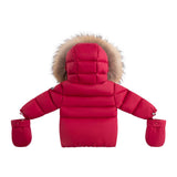 Ellabee Raspberry Bella Enfant Fur Down Coat