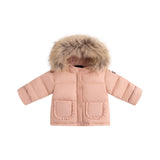 Ellabee Pink Lyane Enfant Fur Down Coat