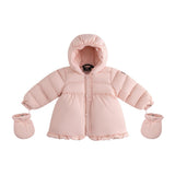 Ellabee Baby Pink Flore Enfant Down Coat