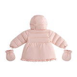 Ellabee Baby Pink Flore Enfant Down Coat