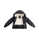 Ellabee Black/Off White Lining Julia Ski Down Coat