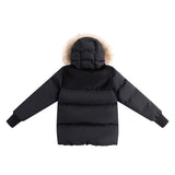 Ellabee Black Corduroy Olivier Down Coat
