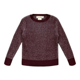 Teela Burgundy Marled Sweater