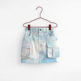 Please Mom Bird Denim Skirt
