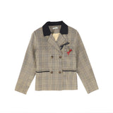 Valentina Brown Pocket Blazer