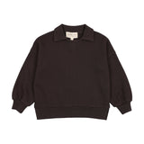 Farren and Me Washed Black Polo Sweatshirt