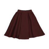 Farren and Me Washed Burgundy Gathered Skirt