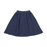 Farren and Me Washed Blue Gathered Skirt
