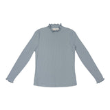 Teela Powder Blue Mockneck Top
