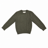 Teela Olive Interlock Sweater