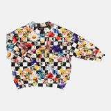 Minikid Black Flowerland Sweatshirt