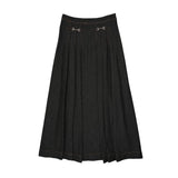 Froo Denim Buckle Maxi Skirt
