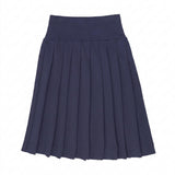 Froo Navy Varsity Pleated Skirt
