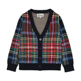 Froo Plaid Prep Cardigan