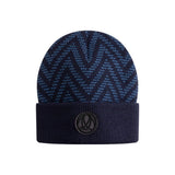 Ellabee Navy/Blue Chevron Beanie