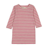 Farren and Me Hot Pink Stripes Striped 3/4 Sleeve T Shirt
