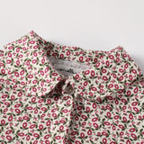 Nou Nelle Magenta Floral Blouse
