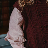 LRDM Burgundy Bow Elise Vest