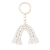 Kipp White Wooden Ring Toy