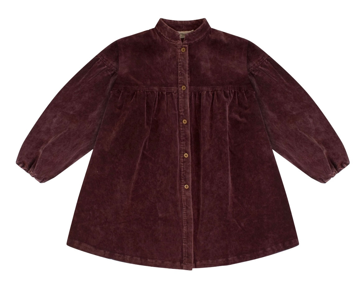 Crew Pink Corduroy Swing Dress