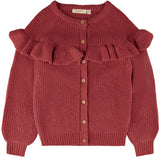 Soft Gallery Mineral Red Wool Cardigan