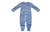 Kipp Blue Embroidered Star Footie