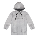 Crew Grey Denim Hoodie Dress