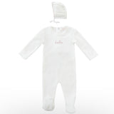 Kipp Pink Bebe Footie & Bonnet Set